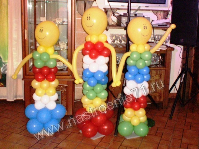 Клоуны из воздушных шаров