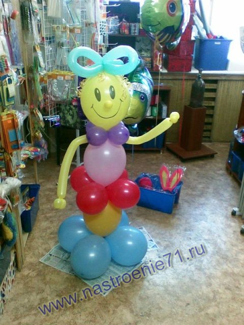 Клоун из воздушных шаров